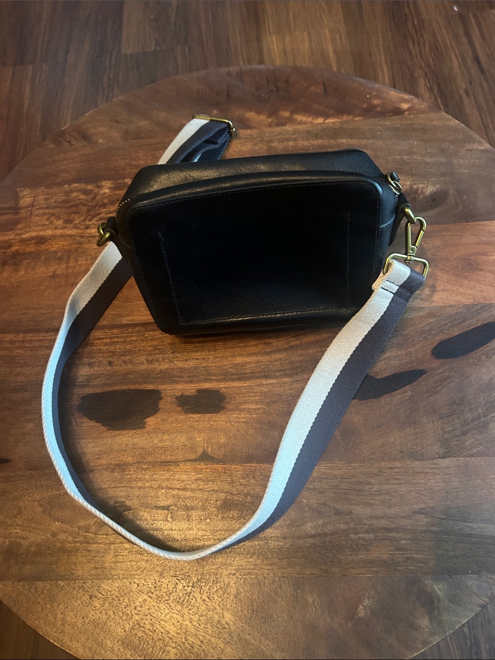 Madewell Navy Leather Crossbody